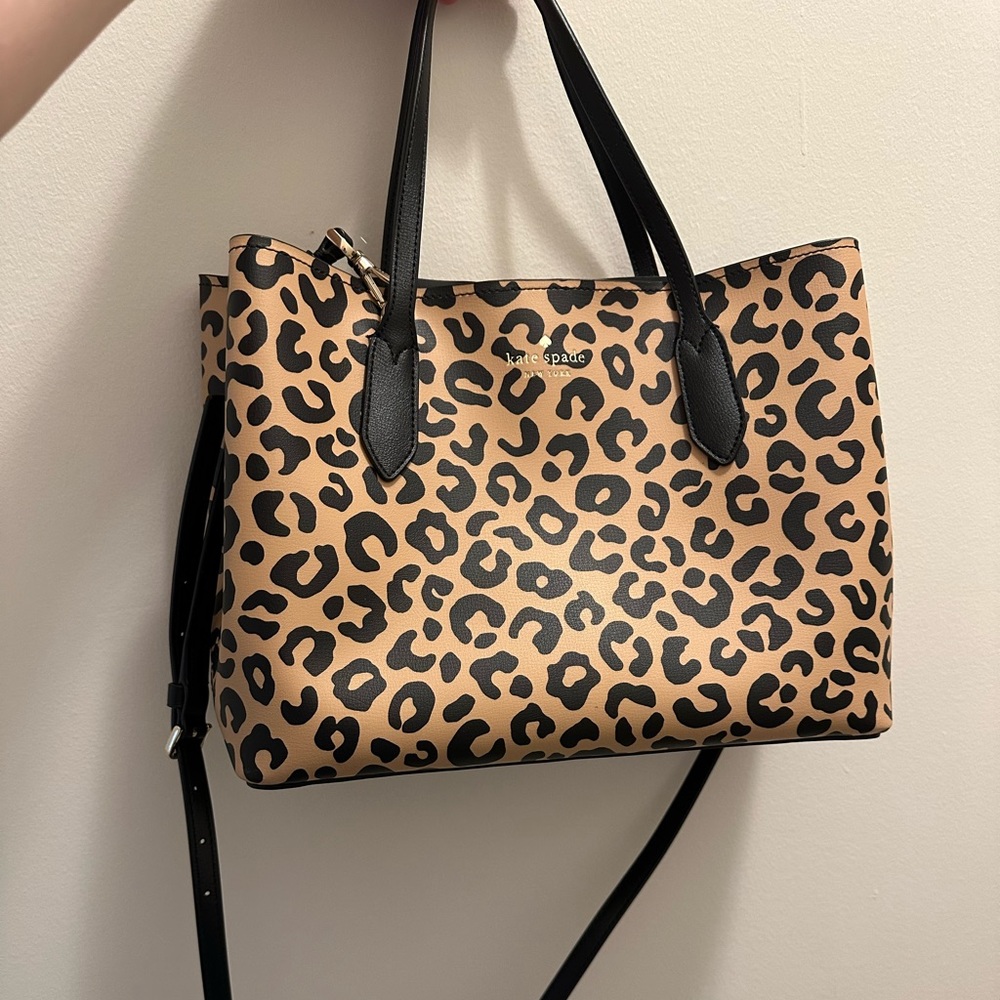 Kate Spade Cheetah Print Medium Purse - NEW